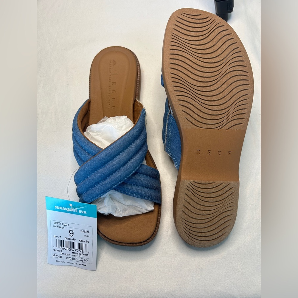 Reef Denim Blue Sandals